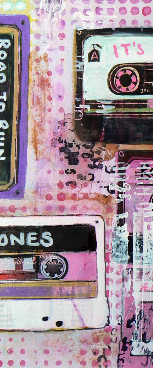 Ramones (cassette tapes, retro music, 70's, 80's rock culture) by Carolynne Coulson