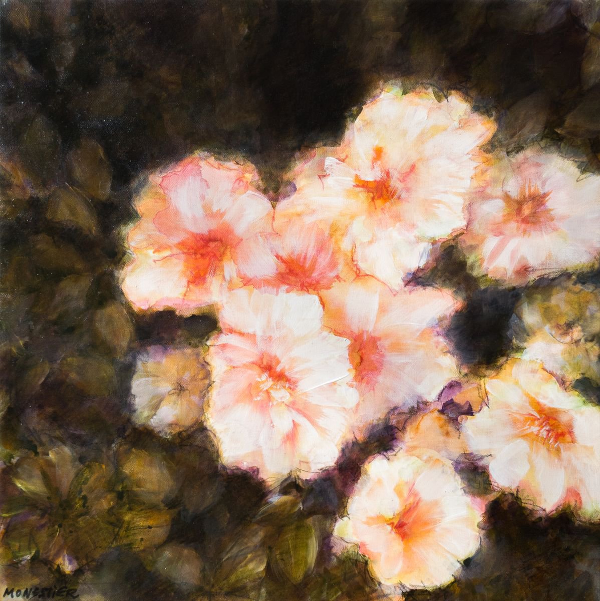 Lavatera - floral by Fabienne Monestier