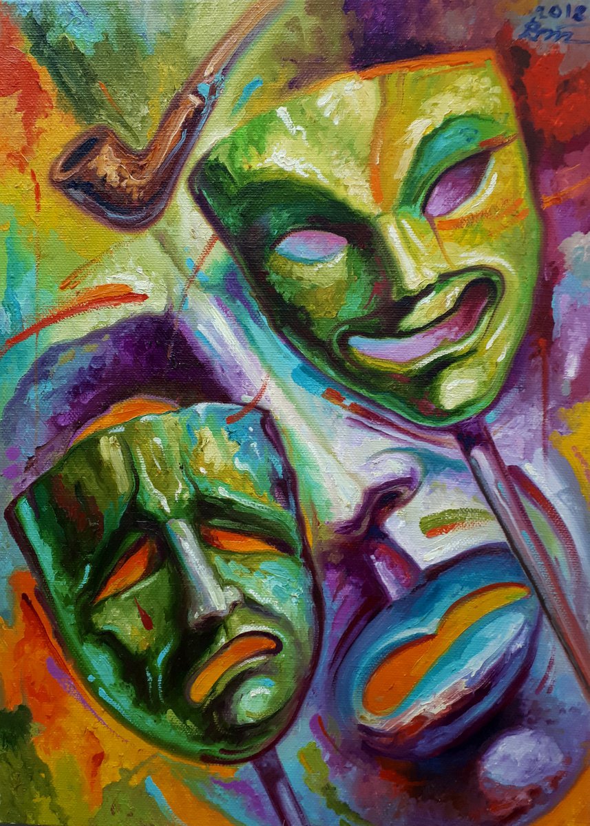 Theater Masks by Serhii Voichenko
