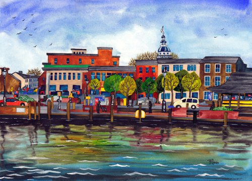 Annapolis Waterfront by Terri Smith