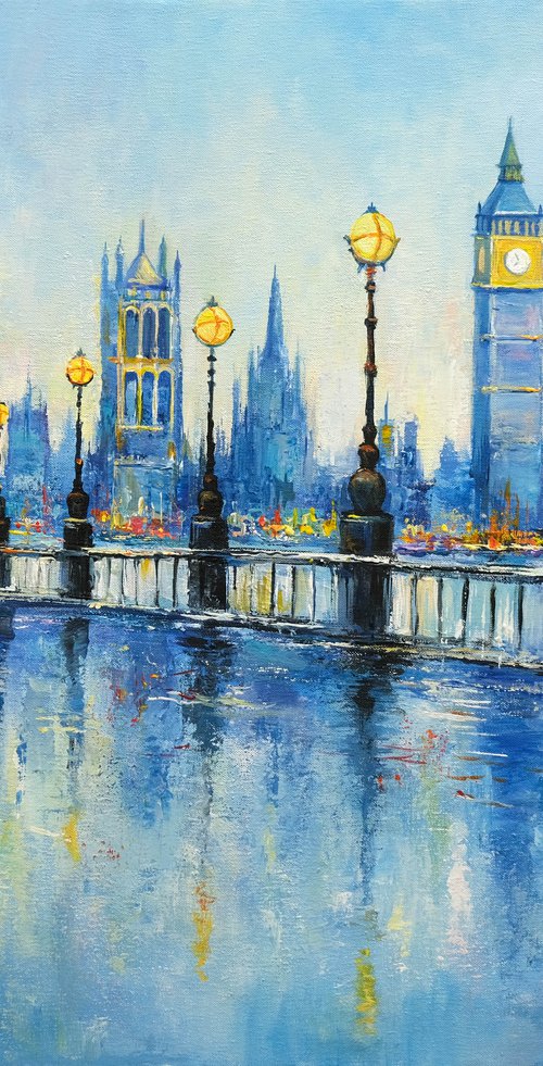 Rainy London by Behshad Arjomandi