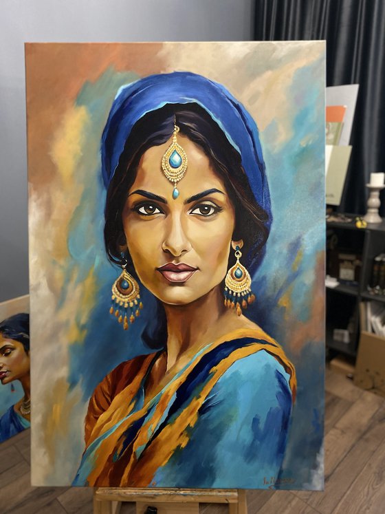 Indian woman portrait 3