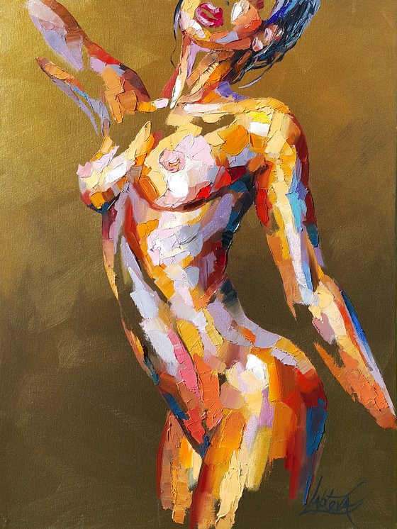 Nude woman