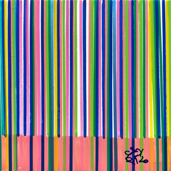 Meli Melo 9 - miniature colourful abstract
