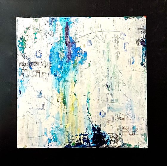small abstract painting, gift