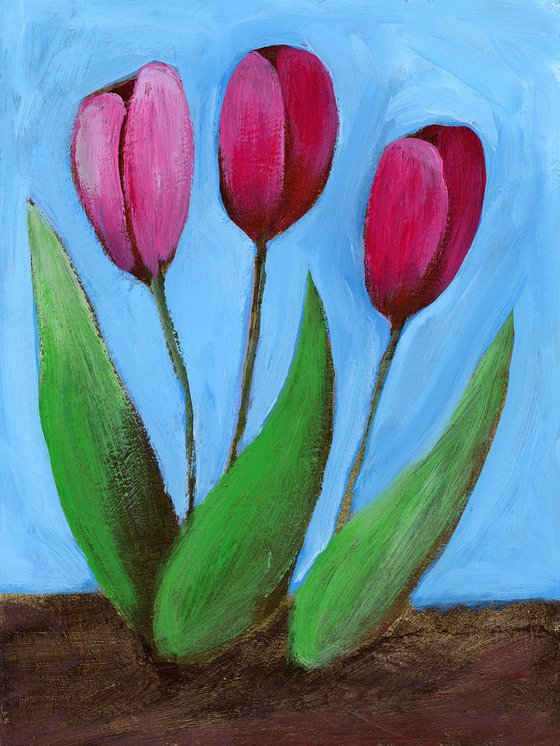 Three Tulips