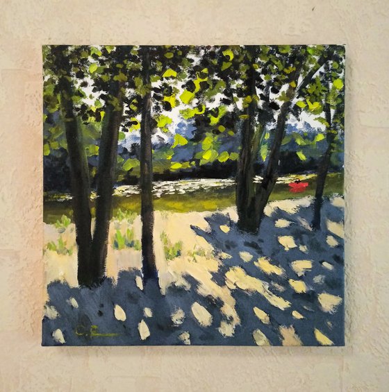Impression. Sunny bank