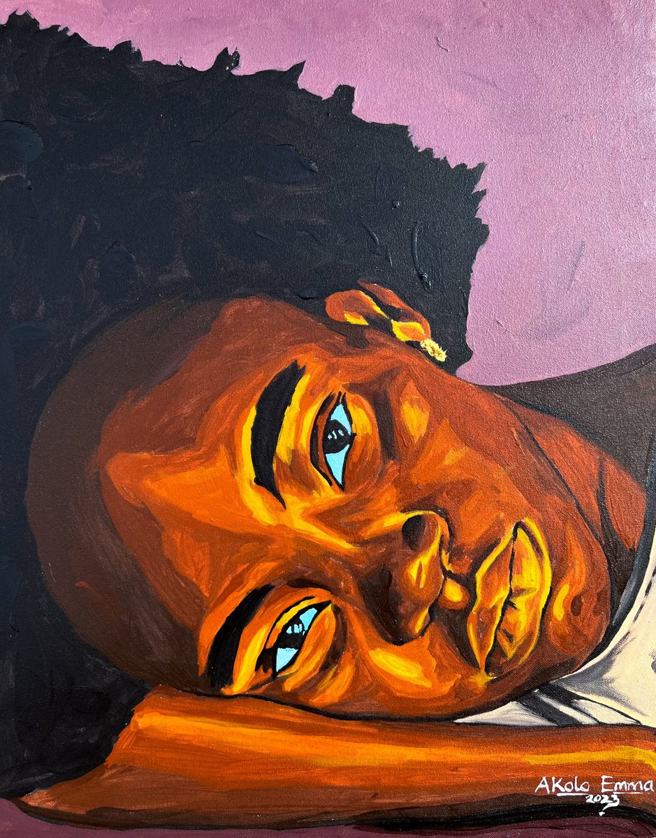 Self Soothe 2 By Emmanuel Akolo, 16 X 20, Artwork For Sale On Artfinder