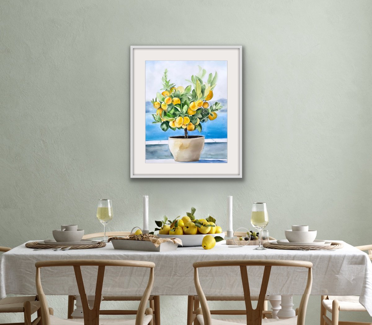 Impressionistic Watercolour , Lemon By Irina Ponna, 20 X 28, Artwork For Sale On Artfinder