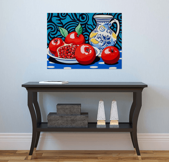 Still Life with Pomegranates