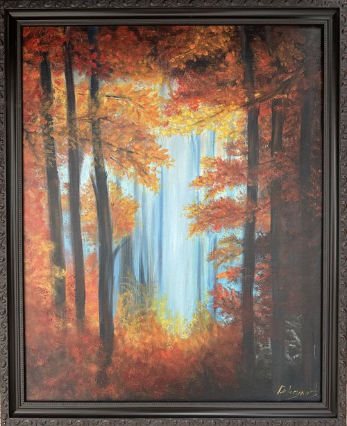 Fall forest by Kateryna Boykov