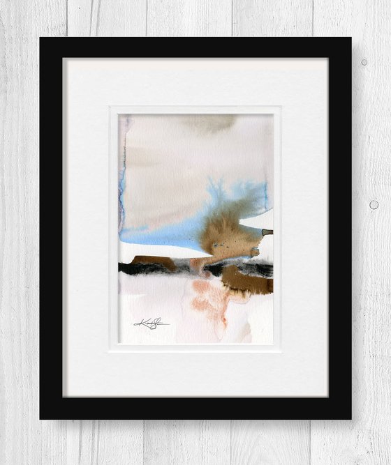 Tranquil Melody 17 - Minimalistic Abstract Painting by Kathy Morton Stanion