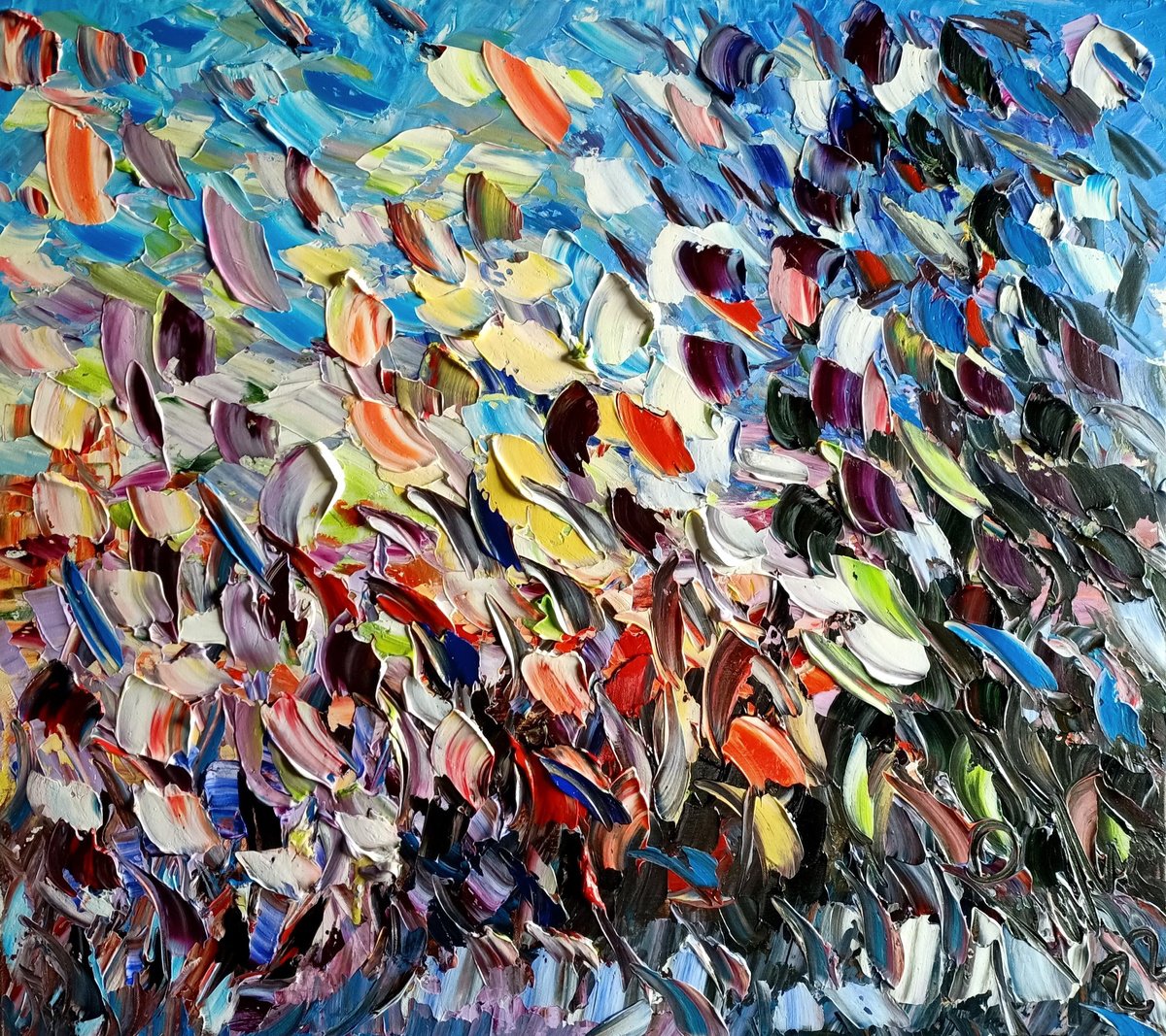 Fiamma By Antonino Puliafico, 35 X 31, Artwork For Sale On Artfinder