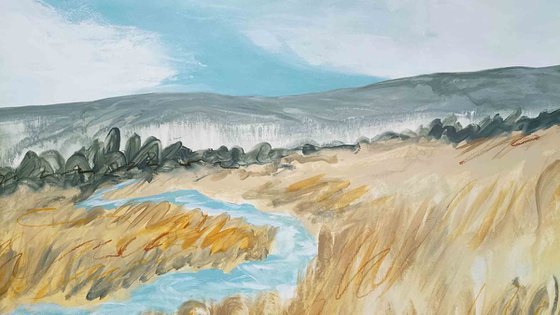 River Through the Fields