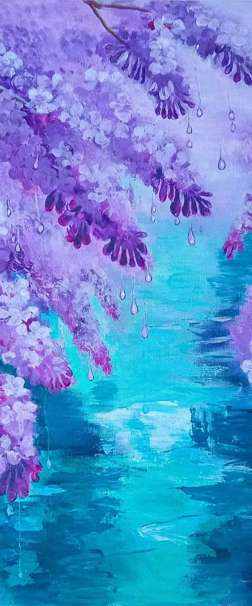 Lilac Rain by Liubov Samoilova