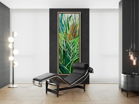 Magic Greenery #6 green painting