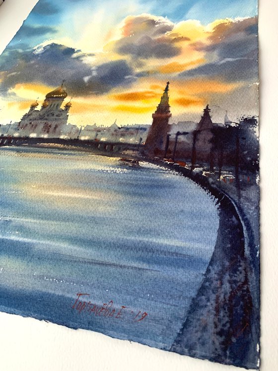 Sunset over Moscow #2