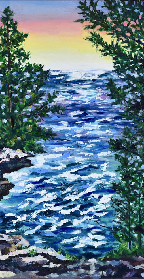 Cave Point Park IV by Christina M Plichta