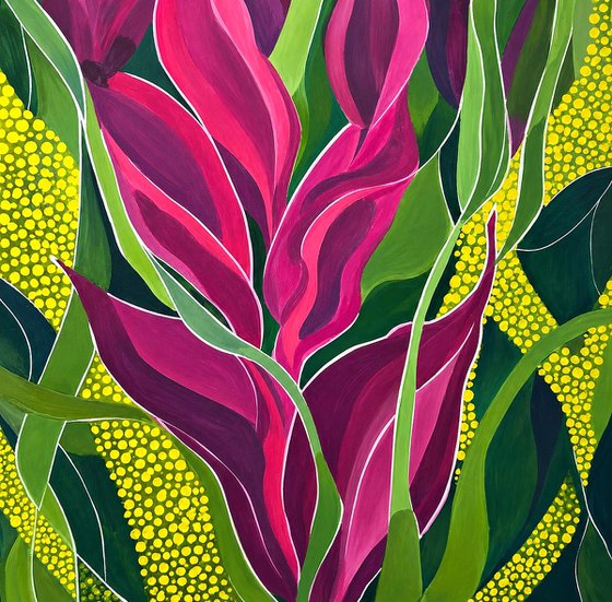 Tropical Leaves Dance #3
