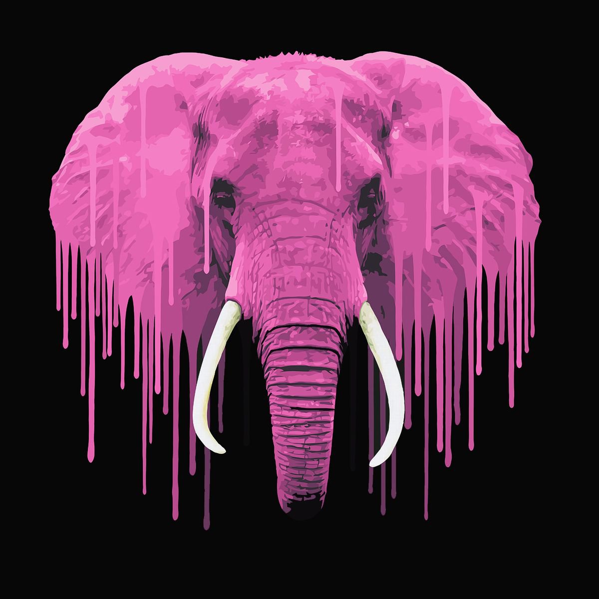 Pink Elephant by Carl Moore