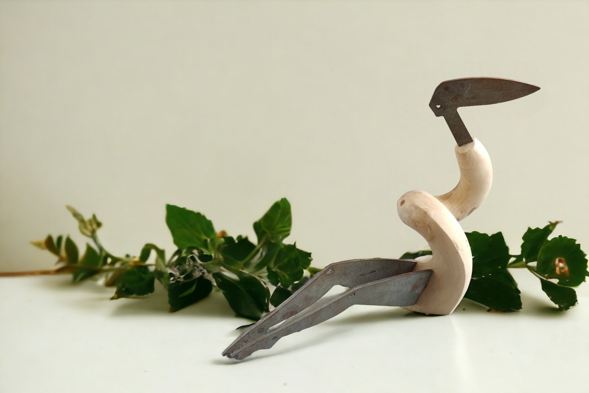 Abstract Portrait Sculpture By Nadiia Otriazha, 12 X 9", Helix, Original Artwork