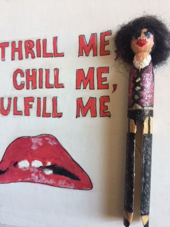 Rocky Horror - peg doll sculpture