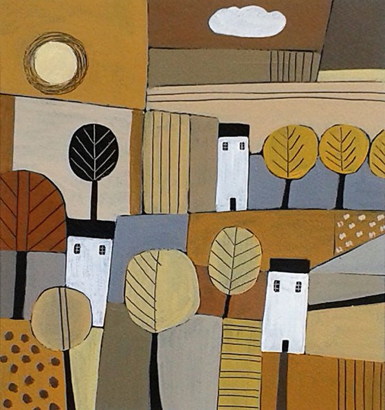 Patchwork Landscape - Autumn