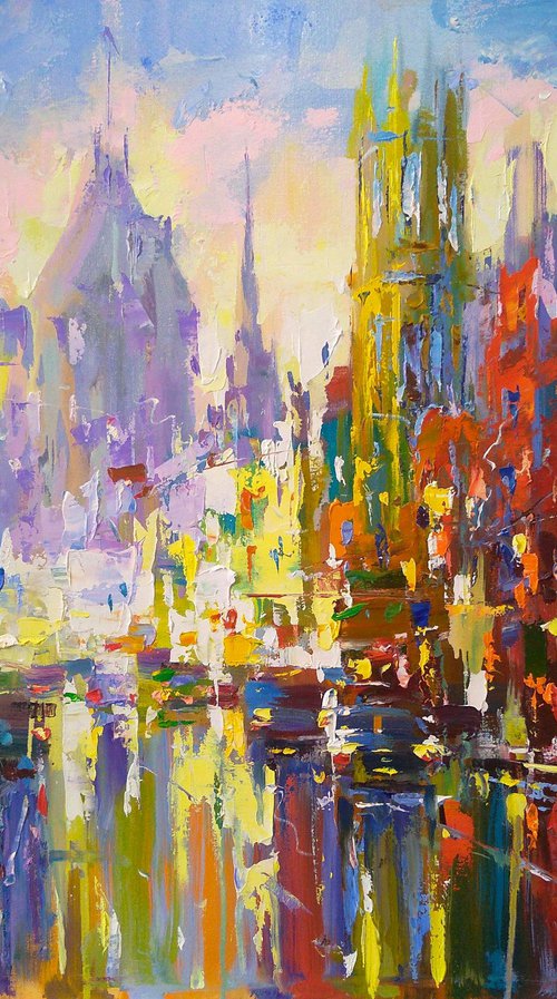 Abstract cityscape (London)06 by Andrej  Ostapchuk