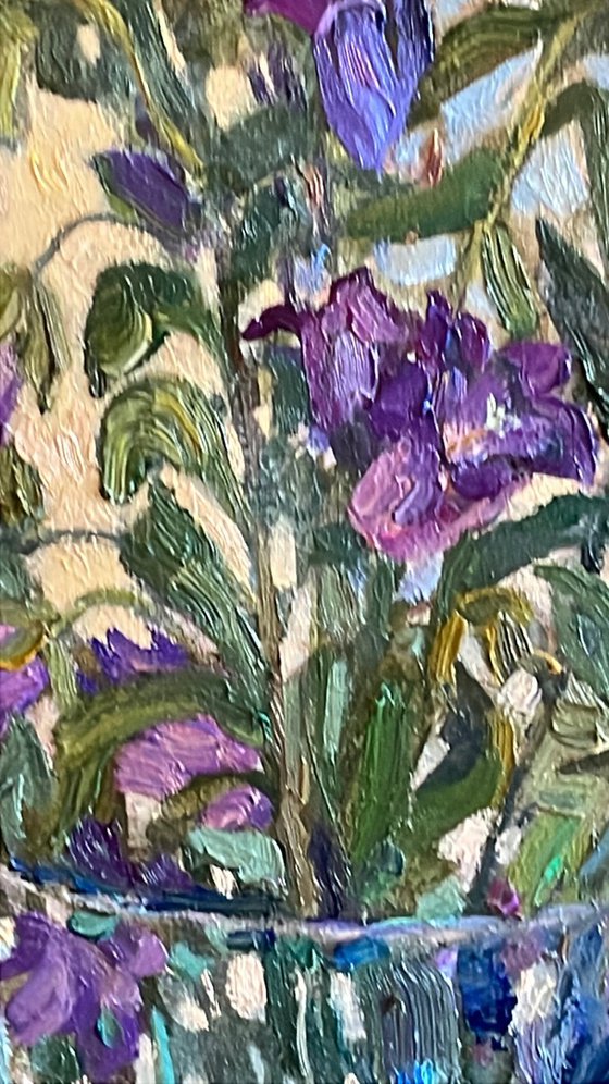 Bouquet of bellflowers