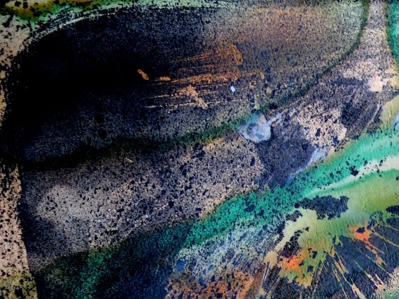 Orange Green Confluence