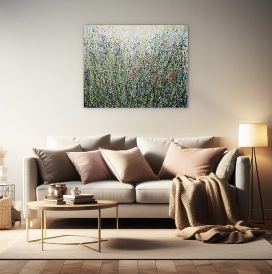 Pollock Style Abstract Art