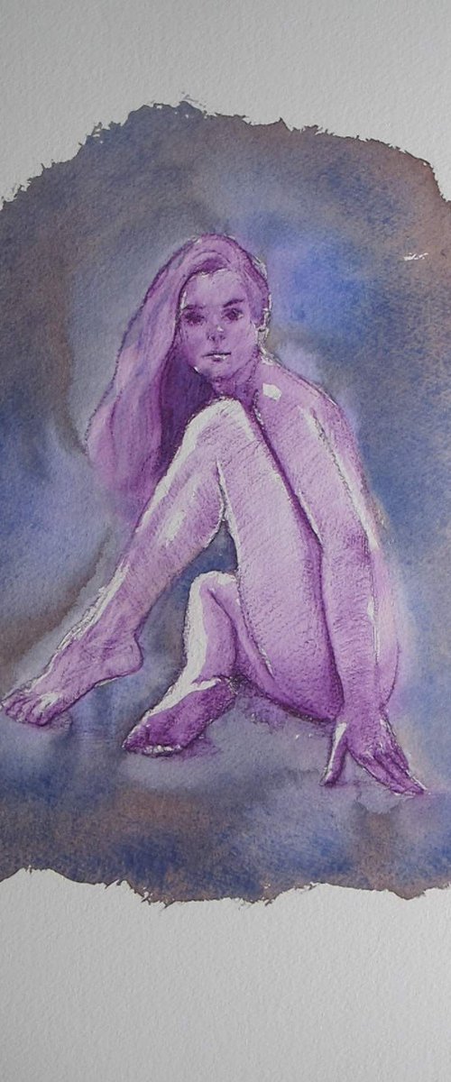 Purple nude by Rory O’Neill