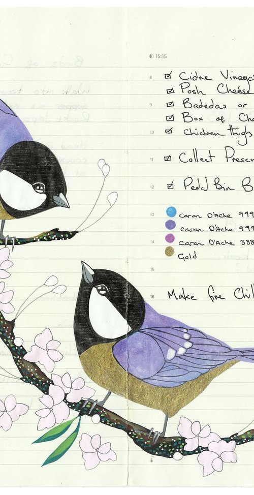Birds of Europe: Coal Tit by Fran Giffard