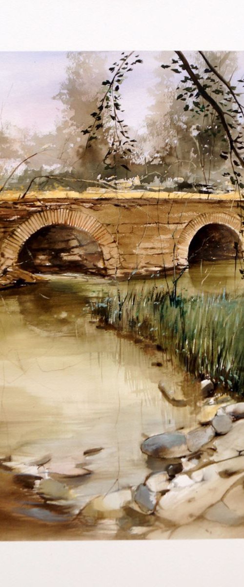 OJOS DEL GUADIANA 80x80cm by Rafael Carrascal