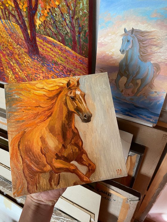 Horses New Year symbol