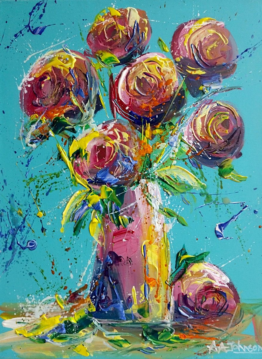 Study of roses by Andrew Alan Johnson
