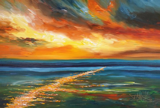 Romantic Evening Landscape D 2