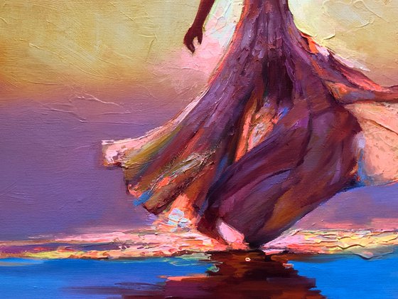 Sunset Run: Dancing on Water