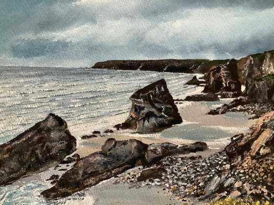 Cornish coast, Kynance Cove