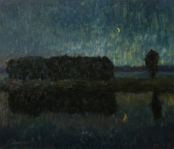 The Deep Night - night painting
