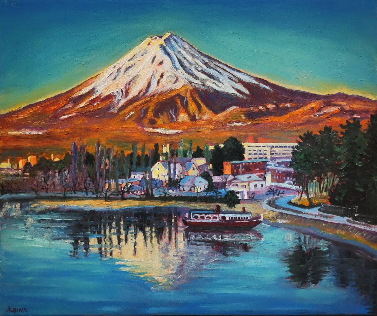 Fuji-San By Albina Urbanek, 22 X 18, Artwork For Sale On Artfinder
