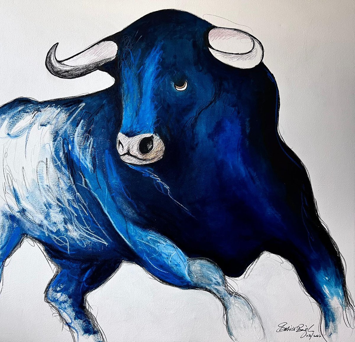Blue Bull by Shabs Beigh