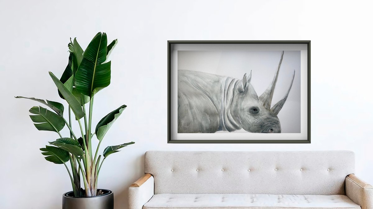 Rhino by Lucia Kasardova