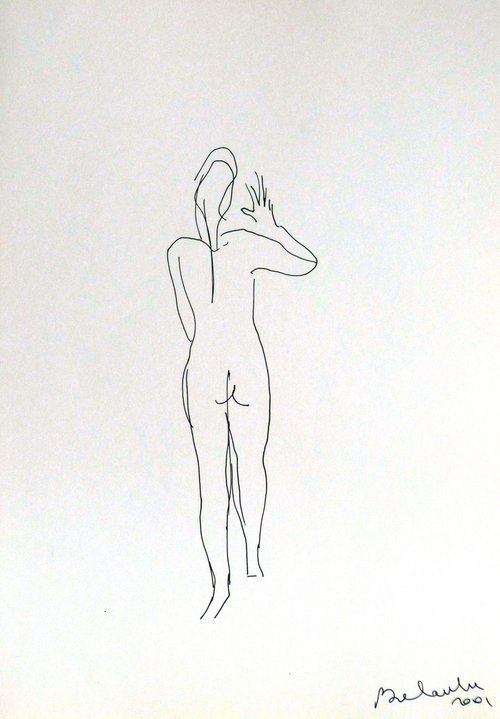 The Nude 2001-9, 21x29 cm by Frederic Belaubre