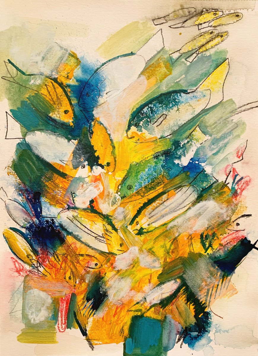 Abstract fish by Olga Pascari