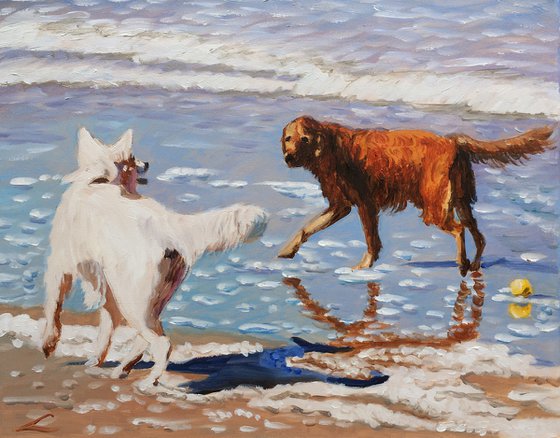 Beach dogs