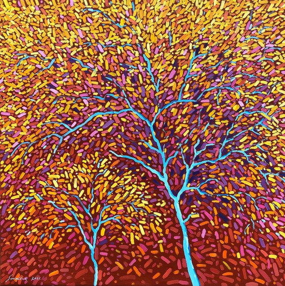 Colourful tree