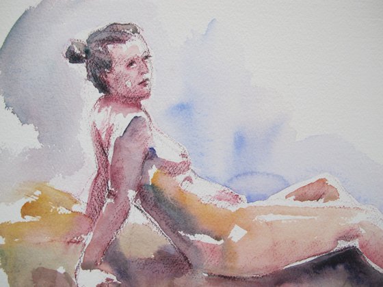 reclining female nude