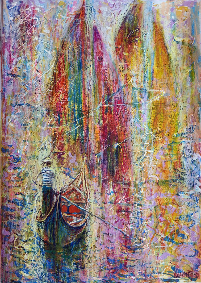 Gondolier Dreams Of A World Sail Trip. by Rakhmet Redzhepov