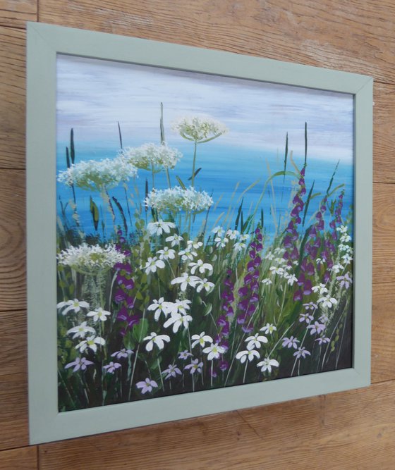 Cornish coast, wildflowers